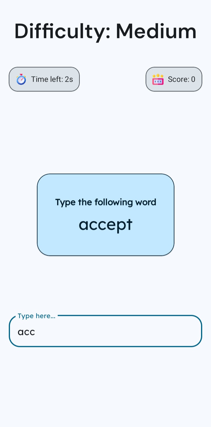 Single Word Mode Screenshot